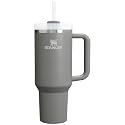 Stanley Quencher H2.0 Tumbler with Handle and Straw 40 oz | Flowstate 3-Position Lid | Cup Holder Compatible for Travel | Insulated Stainless Steel Cup | BPA-Free | Stone