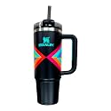 STANLEY Quencher H2.0 FlowState Stainless Steel Vacuum Insulated Tumbler with Lid and Straw for Water, Iced Tea or Coffee (Hyper Geo, 40 oz)