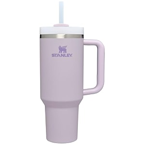stanley quencher h20 soft matte collection stainless steel vacuum insulated tumbler with lid and straw for iced and cold beverages orchid soft matte 40 oz  118 l