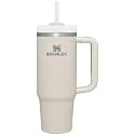 Stanley Quencher H2.0 Tumbler With Handle And Straw 30 Fluid Ounces | Flowstate 3-Position Lid | Cup Holder Compatible For Travel | Insulated Stainless Steel Cup | Bpa-Free | Dune