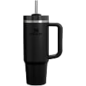 Stanley Quencher H2.0 Tumbler with Straw 30 oz | Flowstate 3-Position Lid | Cup Holder Compatible for Travel | Insulated Stainless Steel Cup | BPA-Free | Black