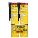 Stanley S430 High-Temp RTV Silicone Gasket Maker - Waterproof, Flexible and Heat Resistant Red Silicone Sealant for Automotive Valve Covers and Engine Parts, 10.1 fl.oz. Red, 2 Pack