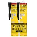 Stanley S430 High-Temp RTV Silicone Gasket Maker - Oil, Vibration and Heat Resistant Black Silicone Sealant for Automotive Valve Covers and Engine Parts, 10.1 fl.oz. Black,2 Pack