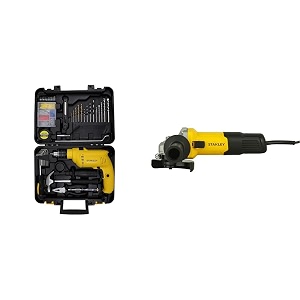 stanley sdh600kp 600w 13mm corded hammer drill machine amp hand tool kit for home diy amp professional
