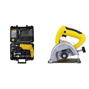 stanley sdh600kp 600w 13mm corded hammer drill machine amp hand tool kit for home diy amp professional