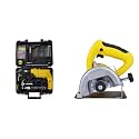 STANLEY SDH600KP 600W 13mm Corded Hammer Drill Machine & Hand Tool Kit for Home, DIY & Professional