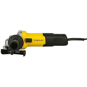 stanley sg6100-in 620w 100mm slim small angle grinder yellow amp black