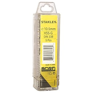 stanley sta50074b10-in hss 55mm drill machine bit pack of 10