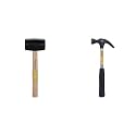 STANLEY STHT57528-8 Rubber Mallet for Masonry, Woodwork, Fittings for Home, DIY, Mechanic, Industria