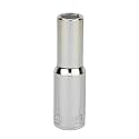 STANLEY STMT73326-8B 1/2-inch 12mm Chrome Vanadium Steel 6 Point Deep Socket (Silver)