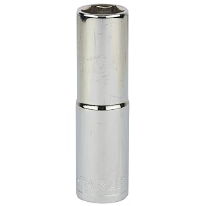stanley stmt73329-8b 12-inch 15mm chrome vanadium steel 6 point deep socket silver