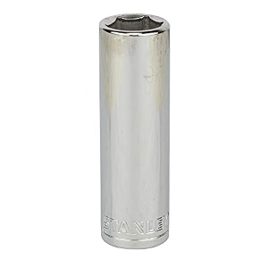 stanley stmt73331-8b 12-inch 17mm chrome vanadium steel 6 point deep socket silver