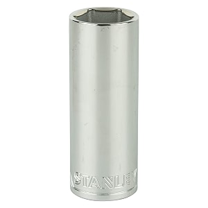 stanley stmt73335-8b 12-inch 22mm chrome vanadium steel 6 point deep socket silver