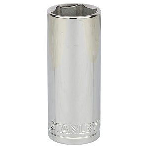 stanley stmt73337-8b 12-inch 24mm chrome vanadium steel 6 point deep socket silver