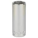 STANLEY STMT73337-8B 1/2-inch 24mm Chrome Vanadium Steel 6 Point Deep Socket (Silver)