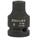 STANLEY STMT89447-8B Chrome-Molybdenum Steel 6 Point Impact Socket 1/2 inch 20 mm(Black)