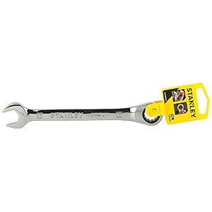 stanley stmt89940-8b 15mm combination stainless steel reversible ratcheting spanner silver