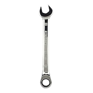 stanley stmt89943-8b 18mm combination stainless steel reversible ratcheting spanners silver