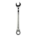 STANLEY STMT89943-8B 18mm Combination Stainless Steel Reversible Ratcheting Spanners (Silver)