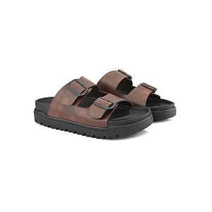 STANPHORD Men Double Buckle Slider Sandals