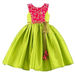 Stanwells Kids Baby Girls Frocks Knee Length