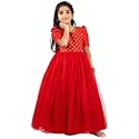 Stanwells Kids Dress for Girls Embroiderd Full