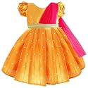 Stanwells Kids Gold amp Peach Banarasi Silk
