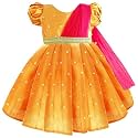 Stanwells Kids Gold amp Peach Banarasi Silk