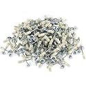 Staple Steel Nail Wall Nails, Round Nails for Concrete Nail Gun, Ceiling Wall Fastening Tool (50)