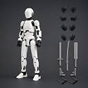 (STAR-3D) Dummy13 Fully Articulated Action Figure | 3D Printed Robot Assembly Kit | 5.4 Inch Tall Poseable Toy | Dynamic Poses | DIY Collectible Model | Made in India
