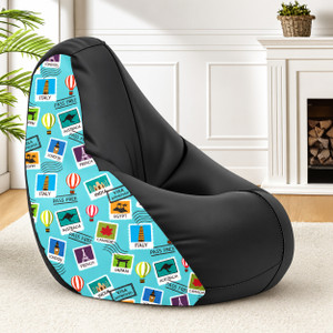 star 5xl printed bean bag filled with beans premium bean bag chair bean bag sofa chair teardrop bean bag  with bean filling