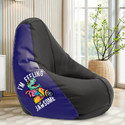 STAR 5XL Printed Bean Bag Filled with