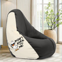 STAR 5XL Printed Bean Bag Filled with