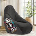 STAR 5XL Printed Bean Bag Filled with Beans, Premium Bean Bag Chair, Bean Bag Sofa Chair, Teardrop Bean Bag  With Bean Filling