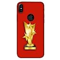 Star Award Hard Printed Designer Case for Apple iPhone X (Logo View Case) Back Cover MRR1487
