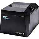 Star Micronics TSP143IVUW Wi-Fi (WLAN)/USB-C/Ethernet (LAN) Thermal Receipt Printer with CloudPRNT, Cutter, and Internal Power Supply - Gray