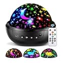 Star Projector Night Light for Kids, 93 Lighting Modes &amp; 3 Films (Stars &amp; Moon, Ocean, Dinosaur) - Dimmable Night Light with Remote, 1/2/4H Timer, 360° Rotation, USB, Gifts for Boys Girls Ages 2-6