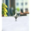 Premium Electro Plated Mild Steel Inception Model Spinning Top with 3 mm Stainless Steel Ball Tip (3-6 Minutes) High Performance Metal Top Spinner, Precision CNC Machined - MSL-R2