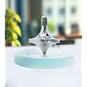 Premium Metal Spinning Top with 3 Inch Concave Base (Aluminium, Inception with Grip Model)