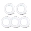 STAR-SPANGLED 2.8” LED Puck Lights Under Cabinet AAA Battery, 5 Pack White