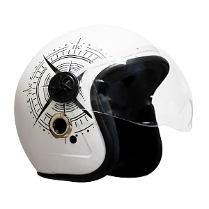 turtle helmet star with visor open face design with scratch resistive clear visor amp hard shell abs plastic helmet-parent