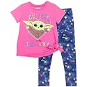 STAR WARS The Mandalorian Grogu Girls' 2-Piece T-Shirt and Leggings Set
