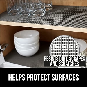 star work 30x500 cms shelf liners for kitchen shelvescabinet cupboard sheetswardrobe mat anti-skid and slip drawer matting roll waterproof slab cover with extra grip grey washable anti-slip mat