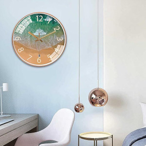 star work analog 285 cm x 285 cm wall clock multicolor with glass standard