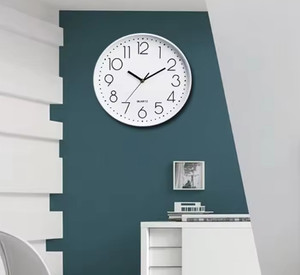 star work analog 67 cm x 325 cm wall clock gold with glass standard