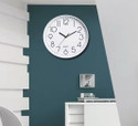 Star Work Analog 67 cm X 32.5 cm Wall Clock (Gold, With Glass, Standard)
