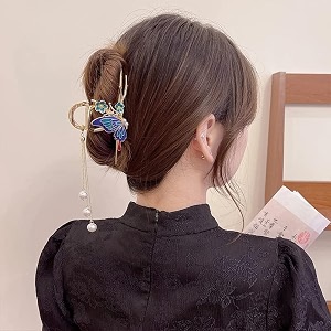 star work hair claw clips thick long jaw clips barrettes hair accessories perfect fashion jaw claw hair styling for women and girls queen blue