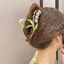 STAR WORK Hair Claw Clips Thick Long Jaw Clips Barrettes Hair Accessories Perfect Fashion Jaw Claw Hair Styling for Women and Girls (LOTUS PINK)