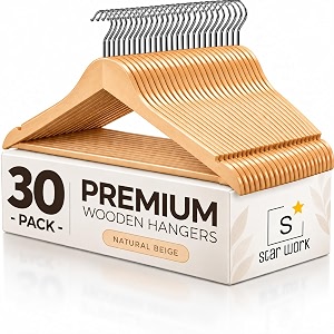 STAR WORK Multi Functional Solid Wooden Natural
