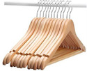Star Work wooden hanger Wooden Shirt Pack of 10 Hangers For  Shirt
